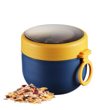 Insulated Soup Container Wide Mouth Insulated Food Jar and Cold Soup Bowl Oat Container for Kids Adults 600ml Blue .. 600 Ml Blue Ref: 8001