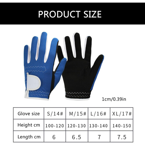 golf gloves Breathable Junior golf gloves Left and Right golf accessories 1