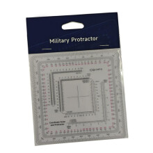 Land Navigation Protractor Map Tool Coordinate Grid Reader for Camping
