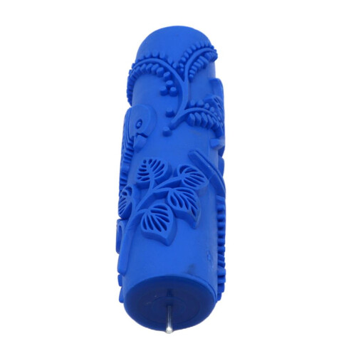 7inch blue rubber rollers 1