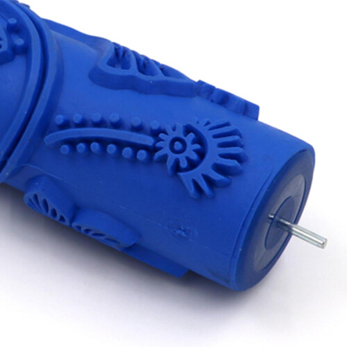 7inch blue rubber rollers 2