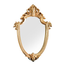 European Style Resin Hanging Wall Oval Mirror Home Nordic Decoration M