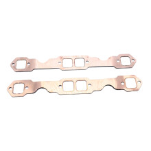 2pcs SBC Oval Port Exhaust Gasket Seal For Chevy SB 327 305 350 383