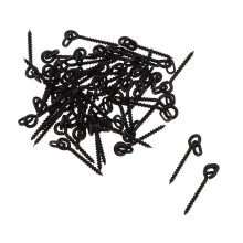 50 Pieces Lengthened Carp Boilie Bait Screw Swivel Fishing Terminal Ta