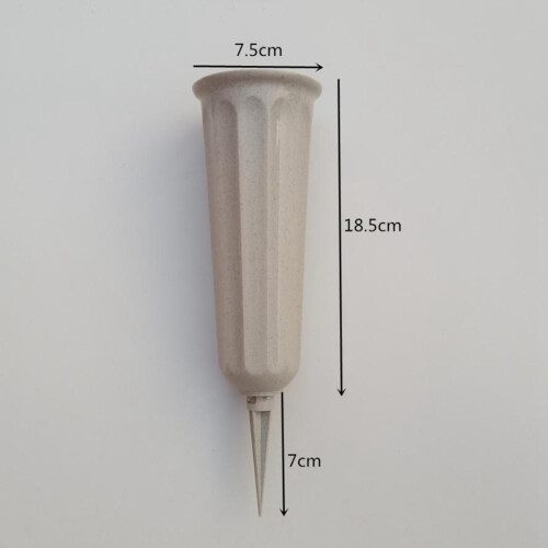 2Pcs Stake In Ground Flower Vases Container Holder 1