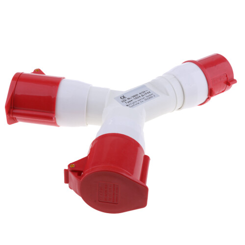 380V-415V 32A 4 Pin Industrial Plug Socket Waterproof Connector 3P+E R 2