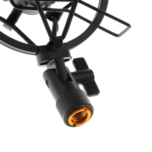 Studio Microphone Shock Mount Holder Stand for Computer Condenser Mic 2