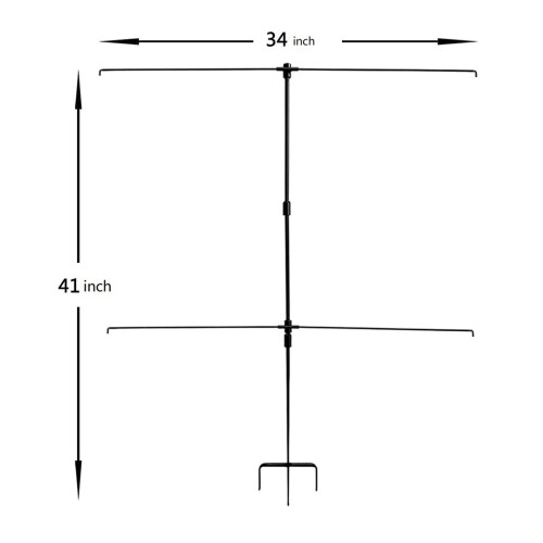 Adjustable Target Stand Holder Holds 2 Paper Target Paper Target Stand 1