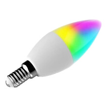 Wifi RGBCW Smart Light Bulb 5W 300LM E14 Multi-Color Dimmable Lamp for