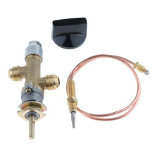 Gas Furnace Propane Gas Fire Pit Heater Control Valve w/ Thermocouple
