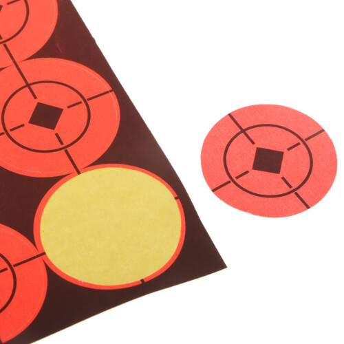 360pcs Shooting Paper Target Florescent Self adhesive Target Stickers 2