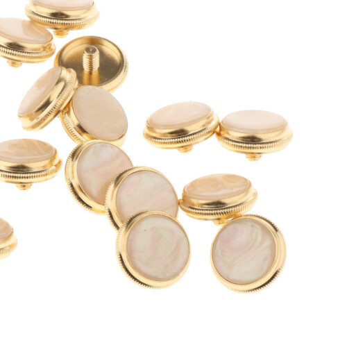 15pcs Trumpet Valve Finger Buttons Premium Musical Instruments Replace 2