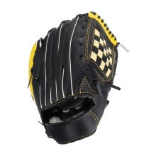 1pc Yellow Black Baseball Glove for Softball Tell Ball Glove Pu Glove Strong Impact Resistance and Durability