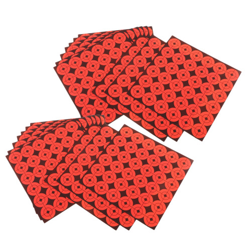 720Pcs Shooting Paper Target Florescent Orange Self adhesive Target St 1
