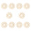 Kumihimo Disk Crafts Bracelet Braiding Plate Diameter 8cm Wood Braidin 1