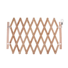Indoor Expandable Dog Wooden Safety Gate Expanding Swing Dog Indoor Ho