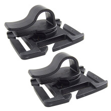 2x Water Tube Clip Hose Clamp Rotation Buckle for Webbing Hydration Bl