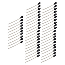 50 Pcs fly Tying Materials Fly Fishing Shrimp Eyes for Fishing Baits C