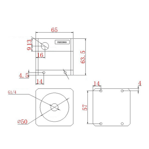 PC Water Cooling Pump Radiator PWM Speed Control  Water-cooled System 1