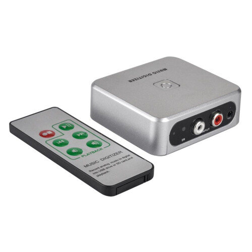 Music Digitizer 3.5mm RCA Audio Capture Adapter Recorder MP3 USB Flash