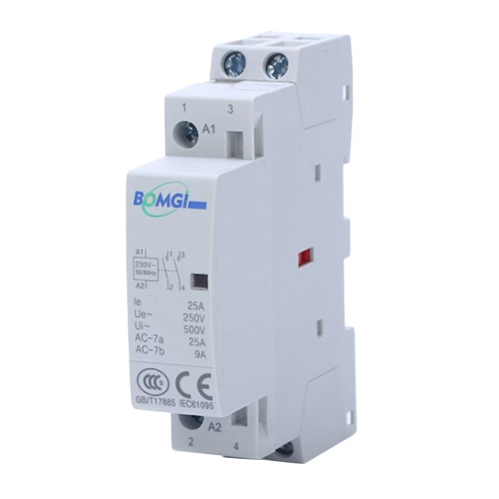 Household Ac Modular Contactor Bch8-25A 2P 25A 2No 50/60Hz 230V 617720037928