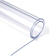Clear PVC Table Protector 70x120cm Waterproof Wipeable Transparent Tablecloth for Indoor Outdoor Use