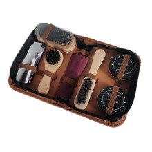 Shoe Shine Care Kit Shoe Polish Brush Set for Leather Shoe Boot Daily