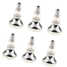 6Pcs R50 Reflector Tungsten Filament Spotlight Bulb Lamp SES E14 40W