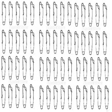 60Pcs Stainless Steel Long Line Longline Clip for Fishing Snapper or S