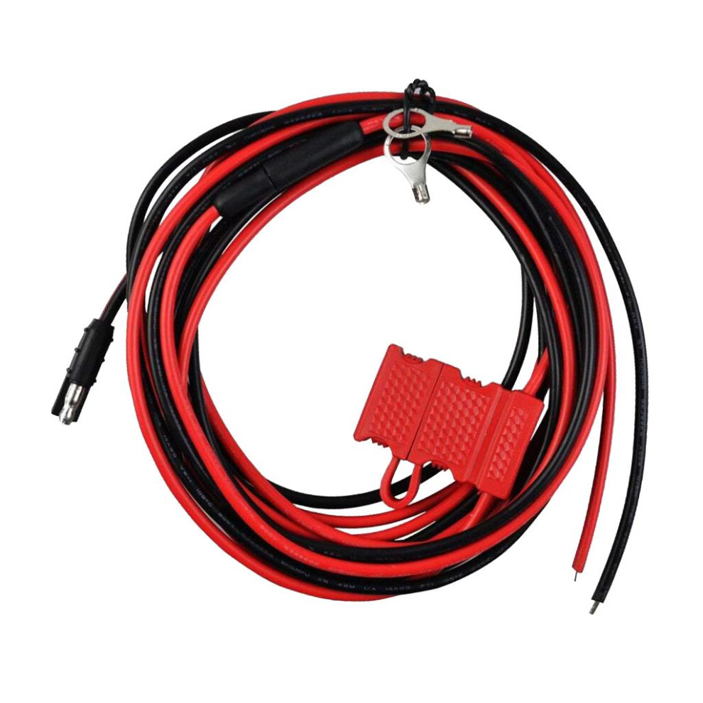 Dc Power Cable Cord Wire For Motorola Pm400 Cm200 Cm300 Cdm750 Cdm1250 Black/Red 614089564355