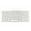 Portable Silver Mini Thai 78 Keys Wireless Bluetooth Keyboard for Tabl 1