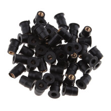M5 Motorbike Windscreen Rubber Well Nuts Rivet Rub Nut Cavity Fairing