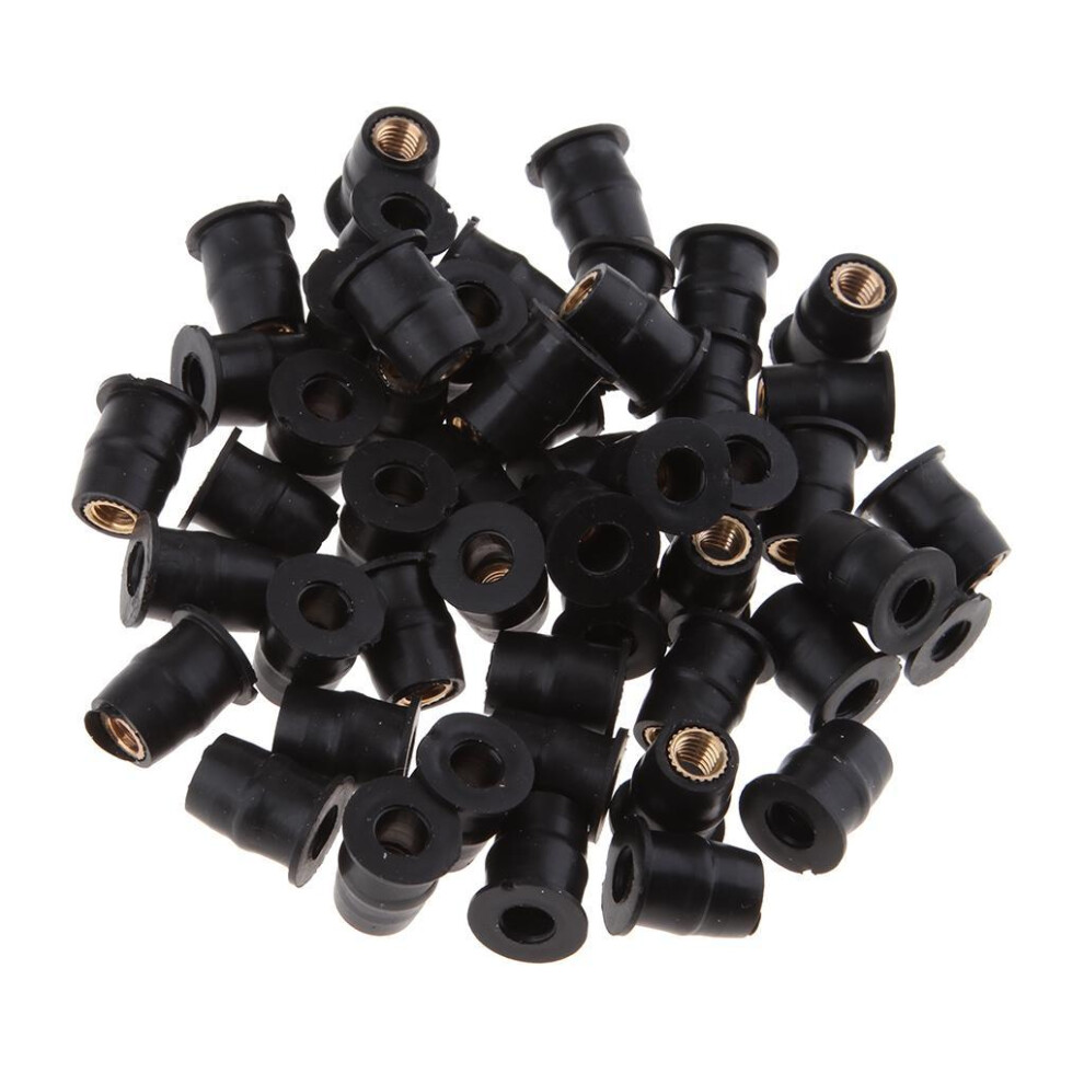 M5 Motorbike Windscreen Rubber Well Nuts Rivet Rub Nut Cavity Fairing 753031531202