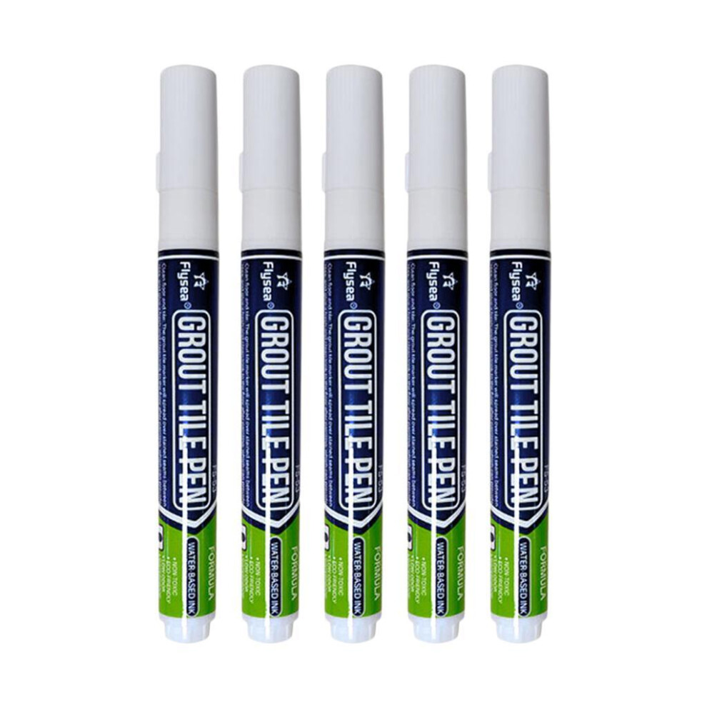 5 Pcs Tile Styling Pen Bathroom Anti Mould And Mildew Grout Marker Rep 797235073113