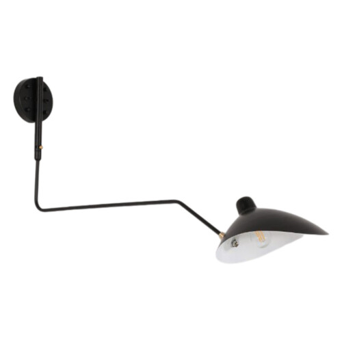 Modern Swing Arm Wall Light Duckbill Adjustable Iron for Corridor Beds