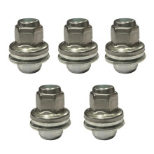 Wheel Lug Nuts C2C35294 Seat Chrome Hex Compatible for Jaguar X-Type a