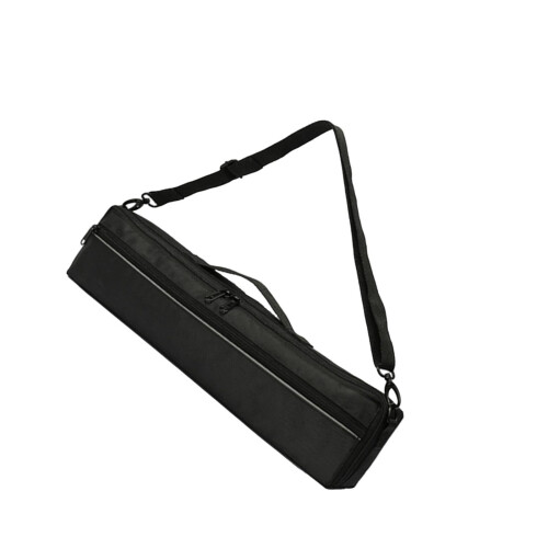 17 Holes Flute Case Cover Carrying Bag Black Plushed with Shoulder Str 1