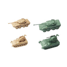 4D 1:144 Scale Tank Model Kits Armored Vehicle Educational Toy for Chi