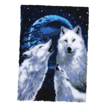 Wolves Latch DIY Rug Making Kit Rug Making Kit Creative for Home Decor
