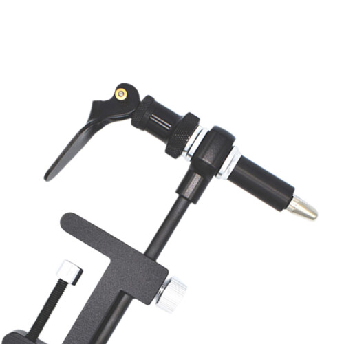 Fly Tying Vise  Rotating Lever Action C Clamp Base 2