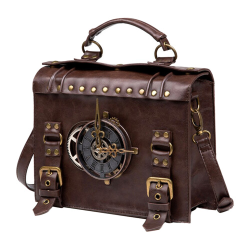 Punk Multi-Purpose Messenger Shoulder Bag Purse