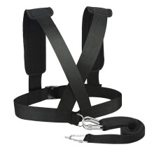 Adjustable Sled Harness Vest Tire Pull Strap Fitness Workout Trainer