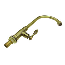 Antique Brass Kitchen Sink Faucet Single-Handle Cold Water Tap Faucet