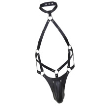 Sexy Hollow Cage Harness Strappy Bodysuit