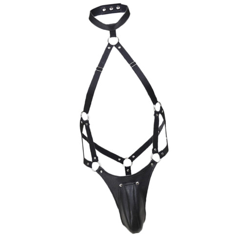 Sexy Hollow Cage Harness Strappy Bodysuit