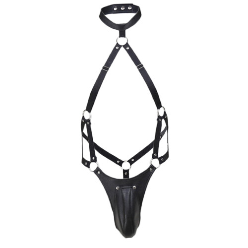 Sexy Hollow Cage Harness Strappy Bodysuit 1
