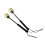 2x Drum Mallet Accessory Instrument Black Handle Sturdy for Percussion 1