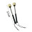 2x Drum Mallet Accessory Instrument Black Handle Sturdy for Percussion 2