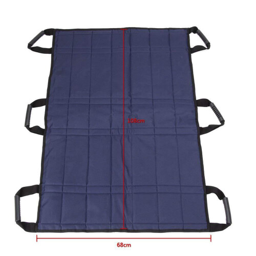Positioning Bed Pad W/Handles Sliding Bed Blue Turning Position Underp 1