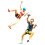 Resin 1/64 Scale Climbing People Figurines for Scene Layout 3